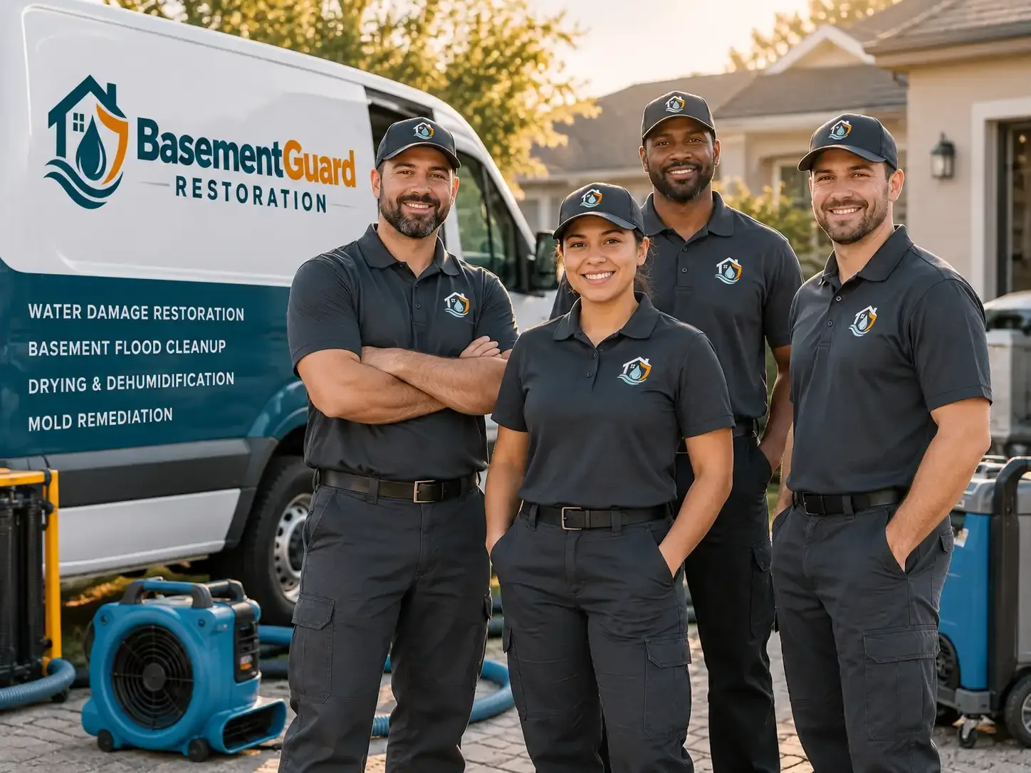 Basement Water Damage Restoration company in O Neals, CA
